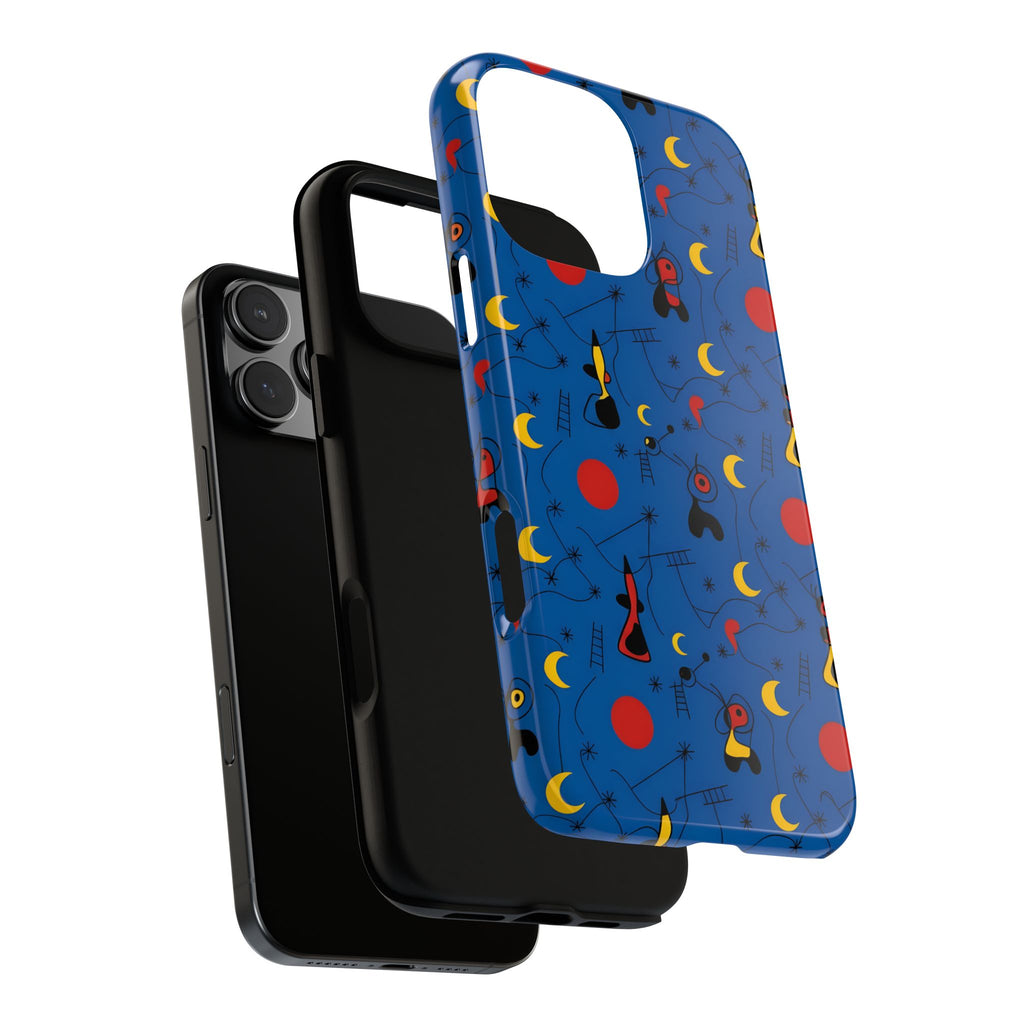 Constellation Abstract Art Tough Phone Case | Playful Modern Aesthetic