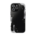 Liquid Chrome Drip Tough Phone Case | Futuristic Cyber Aesthetic