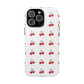 Sweet Cherry Pattern Tough Phone Case | Cute Aesthetic & Shockproof Protection