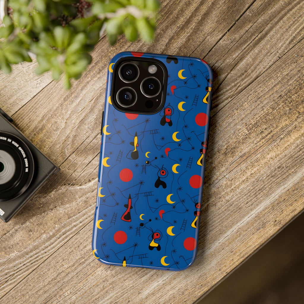 Constellation Abstract Art Tough Phone Case | Playful Modern Aesthetic