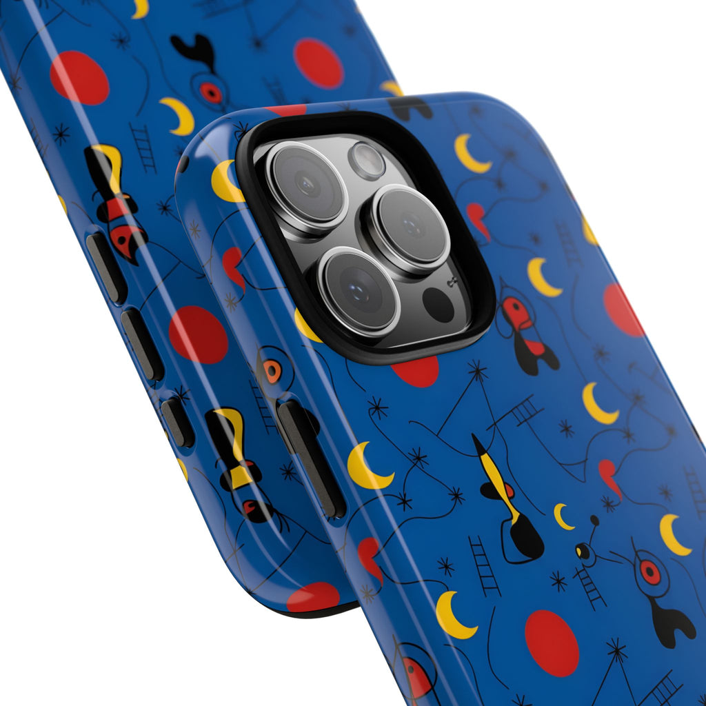 Constellation Abstract Art Tough Phone Case | Playful Modern Aesthetic