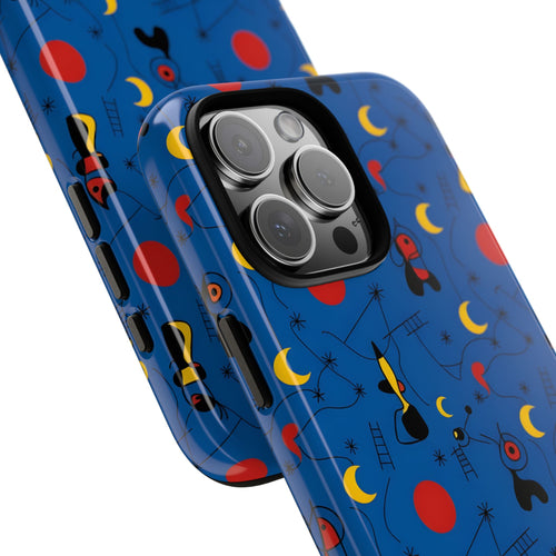 Constellation Abstract Art Tough Phone Case | Playful Modern Aesthetic